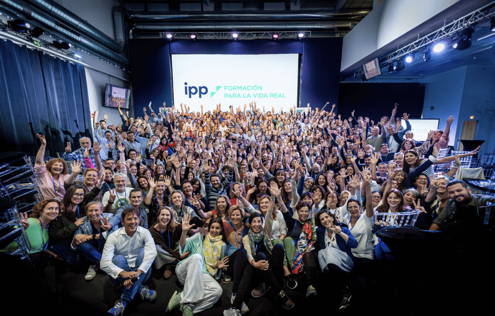 Sergio Fernández con la comunidad de IPP en un evento en directo